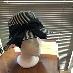 Fabulous Straw hat with Black Bow